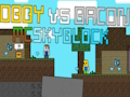 لعبة MCSkyblock :ﻥﻮﻜﻴﺑ ﺪﺿ ﻲﺑﻭﺃ  على الانترنت