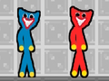 لعبة Huggy ءﺎﻗﺭﺯﻭ ءﺍﺮﻤﺣ ﺎﺼﻋ  على الانترنت