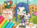 لعبة Avatar World Babycare :ﻦﻳﻮﻠﺘﻟﺍ ﺏﺎﺘﻛ  على الانترنت