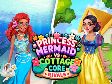 لعبة Princess Cottage Core vs Mermaid Core Rivals على الانترنت