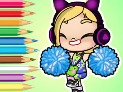 لعبة Avatar World Cheerleader :ﻦﻳﻮﻠﺘﻟﺍ ﺏﺎﺘﻛ  على الانترنت