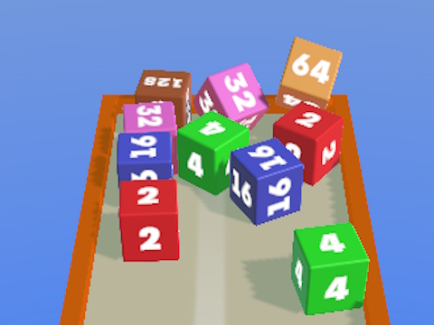 لعبة 3D 2048 ﺕﺎﺒﻌﻜﻤﻟﺍ ﺞﻣﺩ  على الانترنت