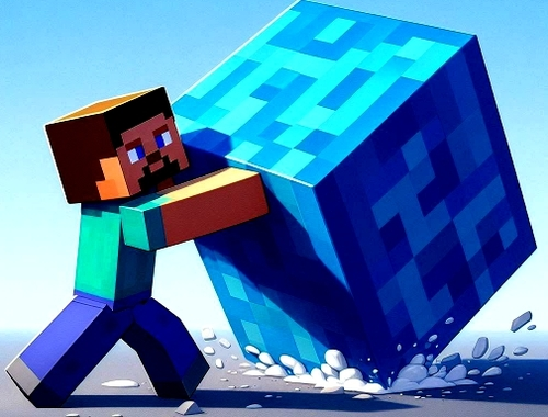لعبة MineBlocks 3D ﺔﻫﺎﺘﻤﻟﺍ  على الانترنت