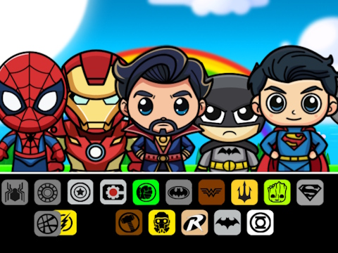 لعبة Sprunki Superhero على الانترنت