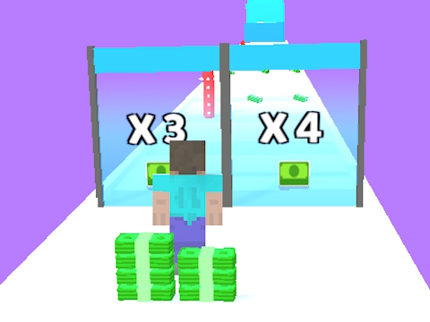 لعبة Minecraft Money Stack على الانترنت
