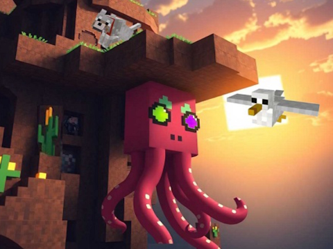 لعبة Minecraft Squid ﺫﻭﺬﺸﻟﺍ  على الانترنت