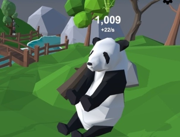 لعبة Pandaclicker على الانترنت
