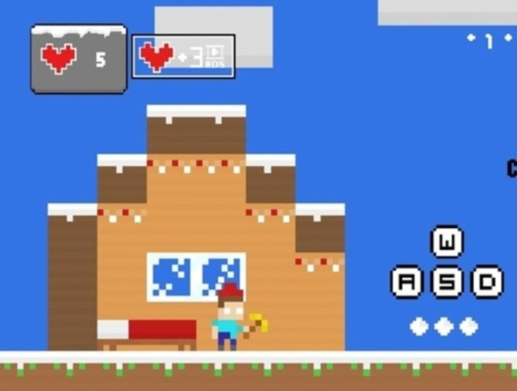لعبة Minicraft Winterblock على الانترنت