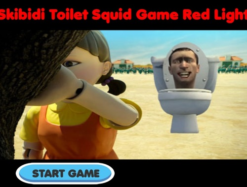 لعبة Skibidi Evalet Squid Game Red Light  على الانترنت