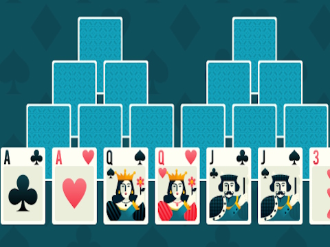 لعبة Solitaire ﺔﻴﺛﻼ﻿ﺛ  على الانترنت