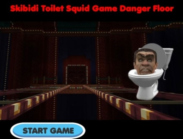 لعبة Skibidi ﺔﺒﻌﻟ ﺽﺎﺣﺮﻤﻟﺍ Squid Game Floor  على الانترنت