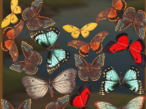 لعبة Mergebuterfly: 2048! على الانترنت