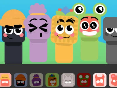 لعبة Sprunbox: Qoobies  على الانترنت