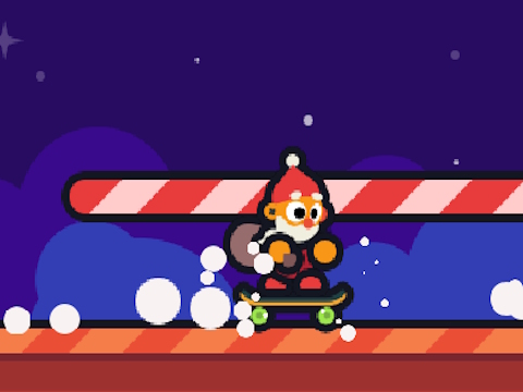 لعبة Kickflip Santa على الانترنت
