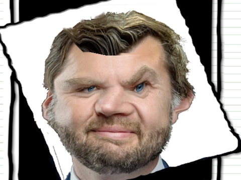 لعبة JD Vance ﻚﺤﻀﻣ ﻪﺟﻭ  على الانترنت