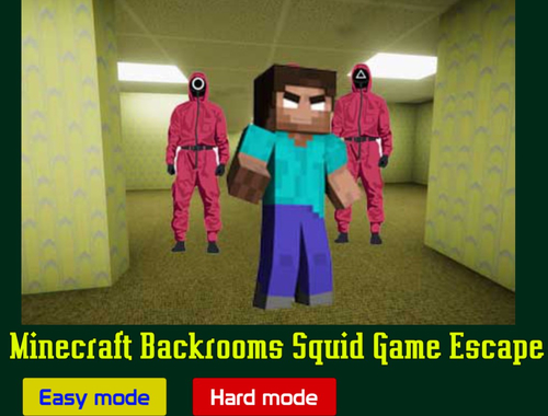 لعبة Minecraft Backrooms Squid Game Escape على الانترنت