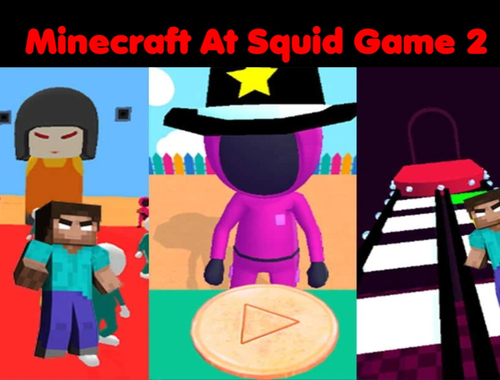 لعبة Minecraft ﻲﻓ Squid Game 2  على الانترنت