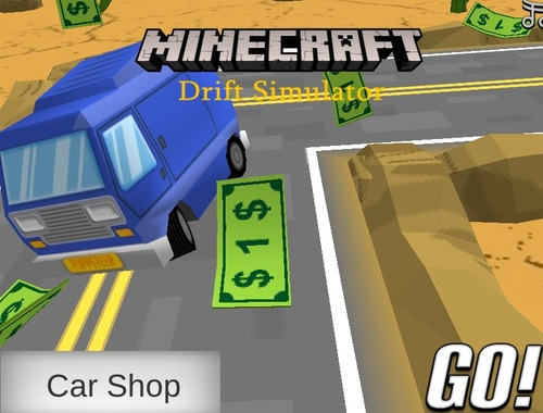 لعبة Minecraft Drift Simulator على الانترنت