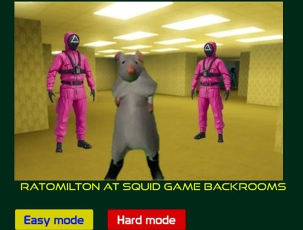 لعبة Ratomilton ﻲﻓ Squid Game Backrooms  على الانترنت