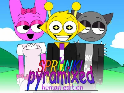 لعبة Sprunki Pyramixed: Human Edition على الانترنت