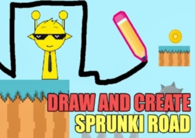 لعبة Sprunki ﻖﻳﺮﻃ ءﺎﺸﻧﺇﻭ ﻢﺳﺭﺍ  على الانترنت