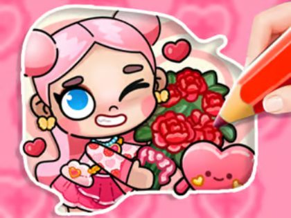 لعبة Avatar Valentine's :ﻦﻳﻮﻠﺘﻟﺍ ﺏﺎﺘﻛ  على الانترنت