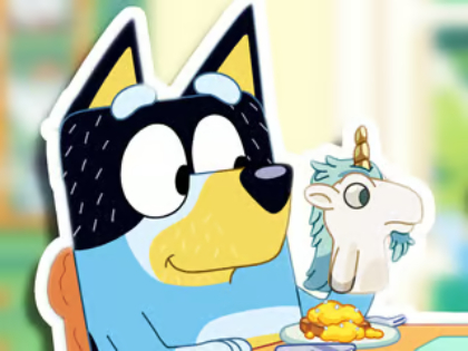 لعبة Bluey ﺔﺒﻌﻟ ﺖﻗﻭ :ﺎﻣﺍﺭﻮﻧﺎﺑ ﺰﻐﻠﻟﺍ  على الانترنت