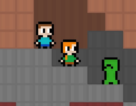 لعبة McBros Pixelcraft  على الانترنت