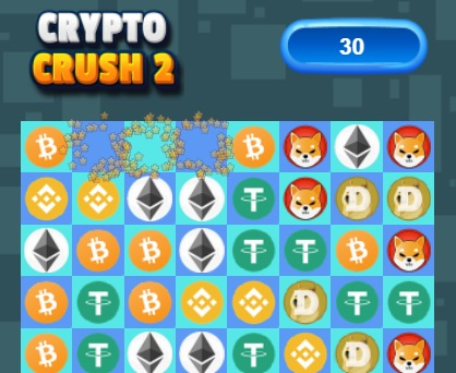 لعبة Crypto Crush 2  على الانترنت