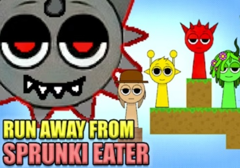 لعبة Sprunki Eater ﻦﻣ ﺏﺮﻫ  على الانترنت
