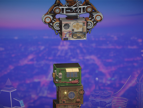 لعبة Steampunk Tower Builder  على الانترنت