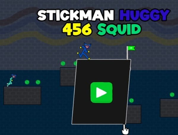 لعبة Stickman Huggy 456 Squid  على الانترنت