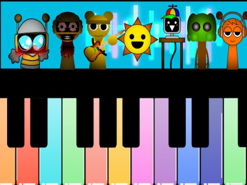 لعبة Sprunki Piano Explorer  على الانترنت