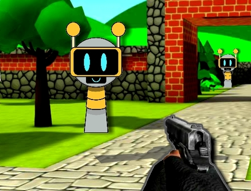 لعبة Sprunki 3d shooter  على الانترنت