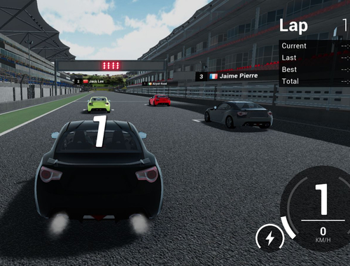 لعبة REAL GT RACING ﺓﺎﻛﺎﺤﻣ  على الانترنت