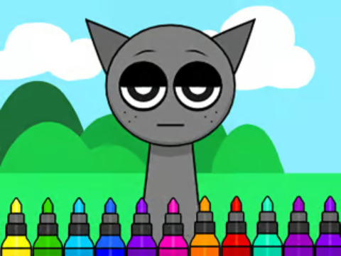 لعبة Sprunki Incredibox Gray :ﻦﻳﻮﻠﺘﻟﺍ ﺏﺎﺘﻛ  على الانترنت