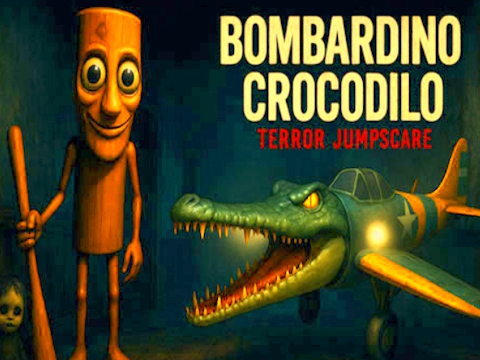 لعبة Jumpscare ﺏﺎﻫﺭﻹ﻿ﺍ Crocodilo ﻮﻨﻳﺩﺭﺎﺒﻣﻮﺑ  على الانترنت