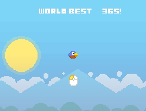لعبة Flappy ﺔﻠﺣﺭ  على الانترنت