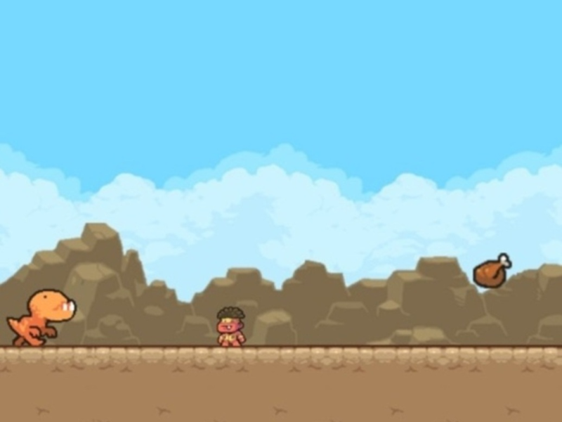 لعبة Super Dino Run  على الانترنت