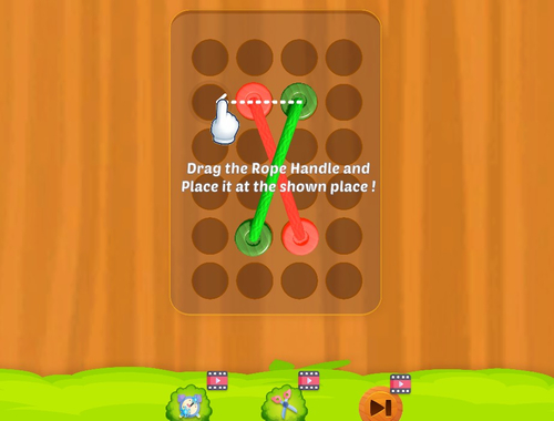 لعبة 3D Untie Puzzle ﻞﺒﺤﻟﺍ ﻚﺑﺎﺸﺗ  على الانترنت