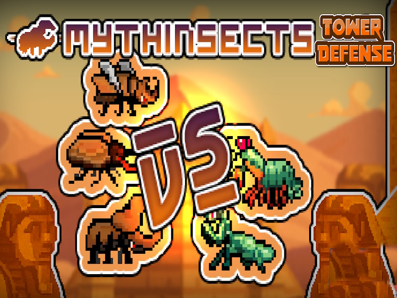 لعبة Mythinsects ﻉﺎﻓﺪﻟﺍ ﺝﺮﺑ على الانترنت