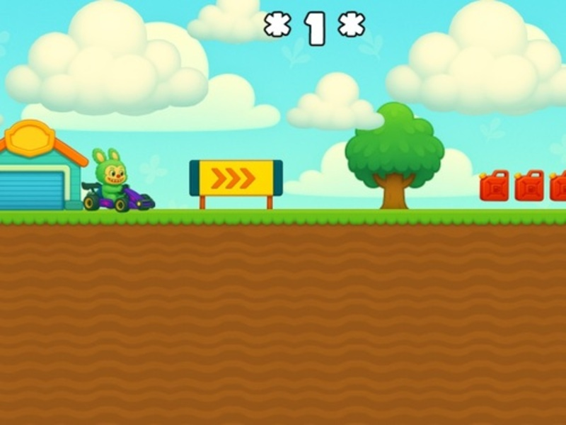لعبة Labubu Gokart على الانترنت