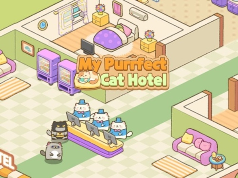 لعبة Purrfect Cat ﻕﺪﻨﻓ على الانترنت