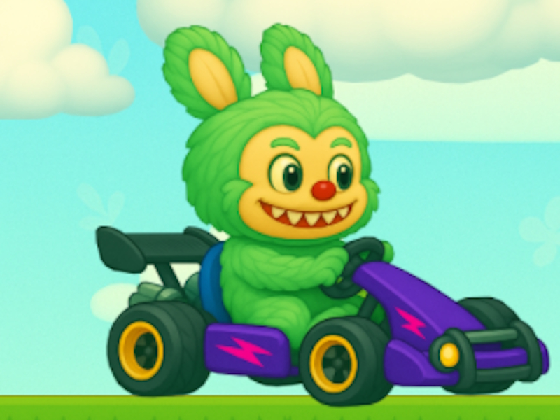 لعبة Labubu Gokart على الانترنت