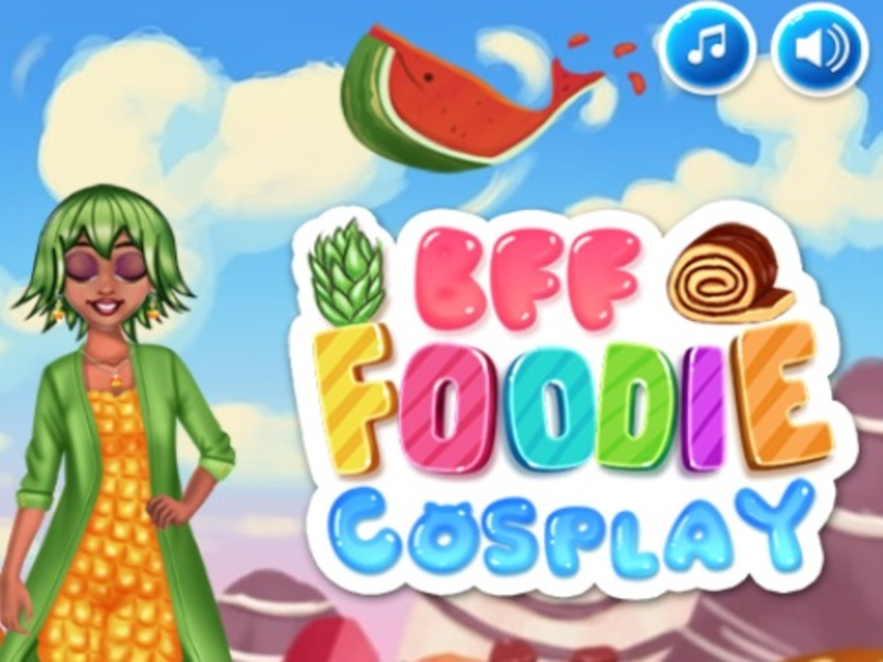 لعبة BFF Foodie Cosplay على الانترنت