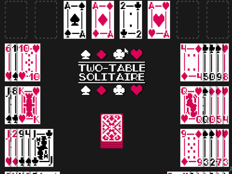 لعبة Solitaire ﺔﻟﻭﺎﻄﻟﺍ ﺔﻴﺋﺎﻨﺛ على الانترنت