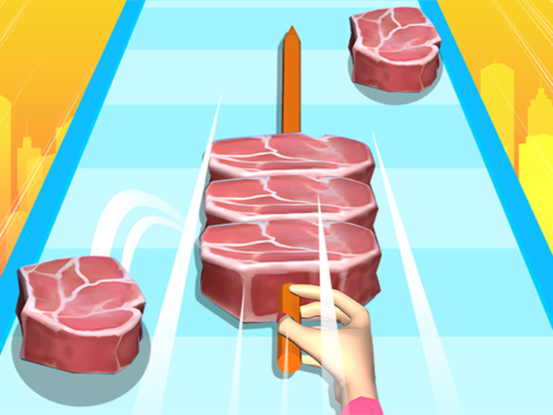لعبة BBQ Stack Run على الانترنت