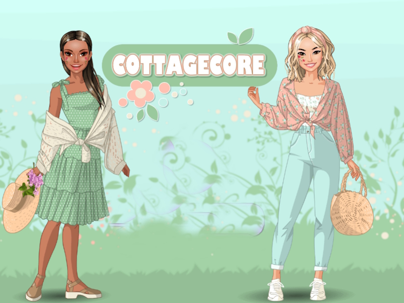 لعبة Cottagecore على الانترنت