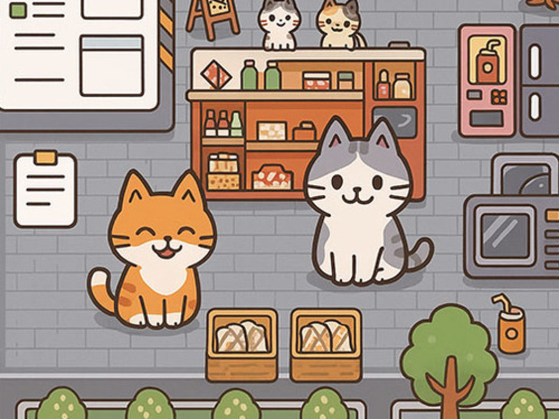 لعبة Cat Mini ﻢﻌﻄﻣ على الانترنت