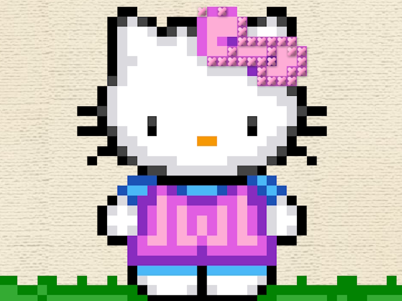 لعبة Hello Kitty Cross Stitch على الانترنت